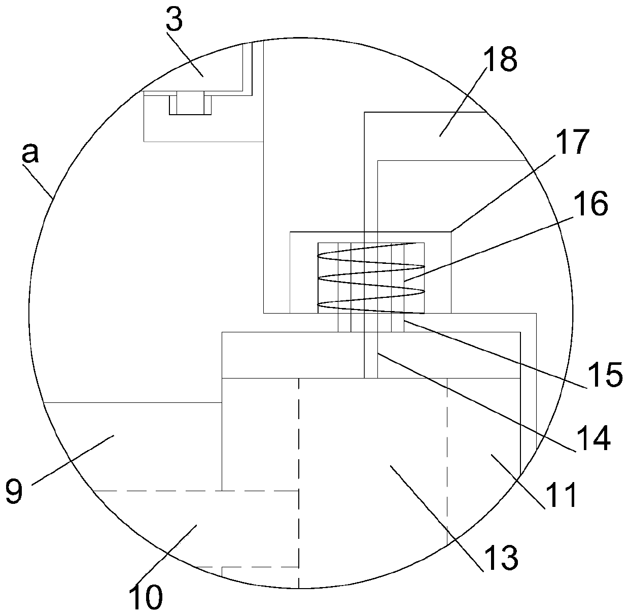 Automatic sticking tourniquet device for blood stations