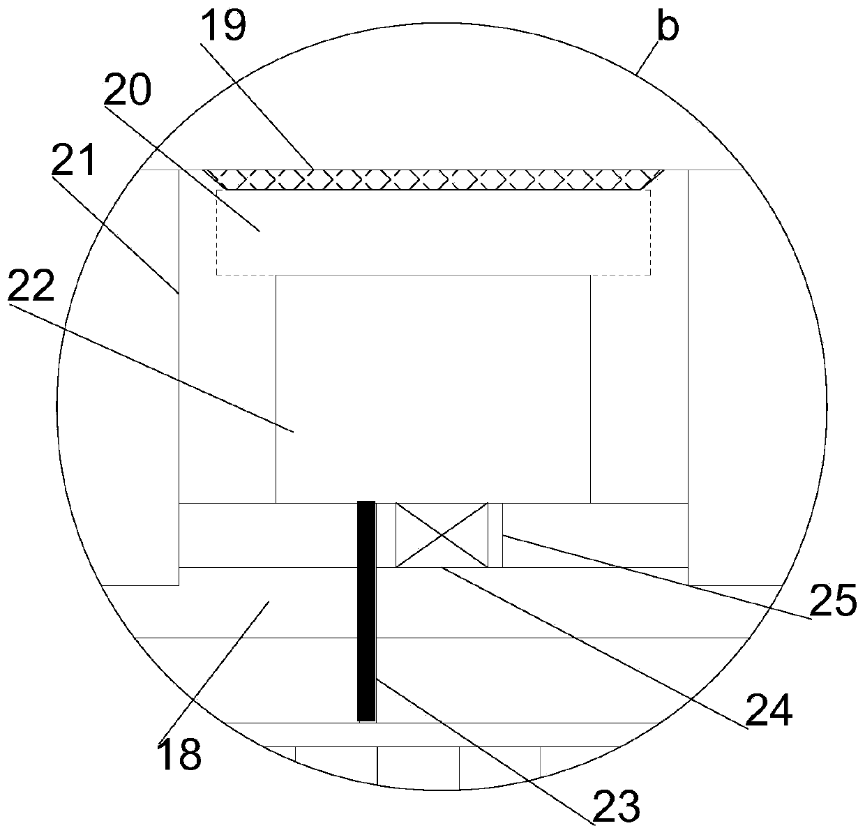 Automatic sticking tourniquet device for blood stations