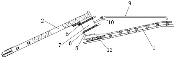 Device and method for preventing gushing of water-rich stratum and improving shield tunneling efficiency