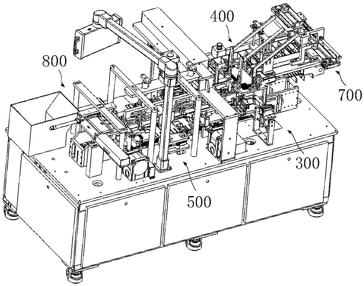 Automatic packaging production line for finished pens