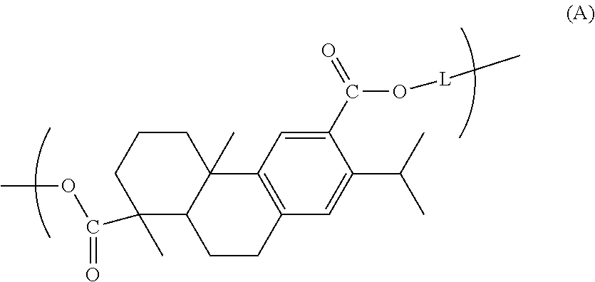 Dehydroabietic acid polymer, compact, method for producing dehydroabietic acid polymer, and dehydroabietic acid compound