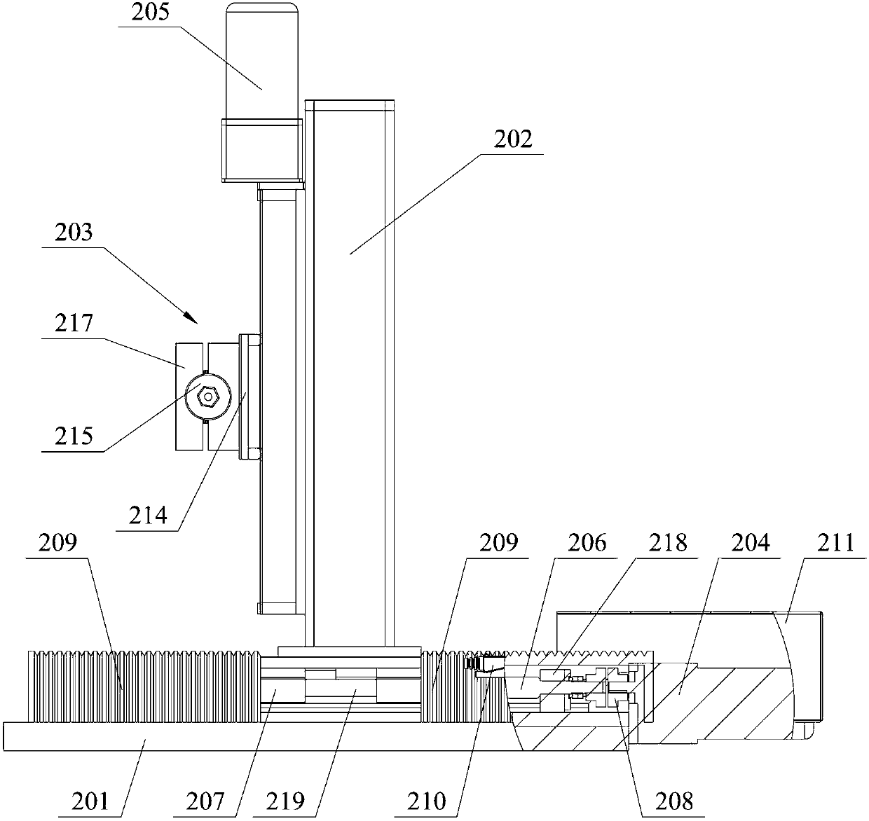 Numerical control flat tube polisher and polishing line assembly with same