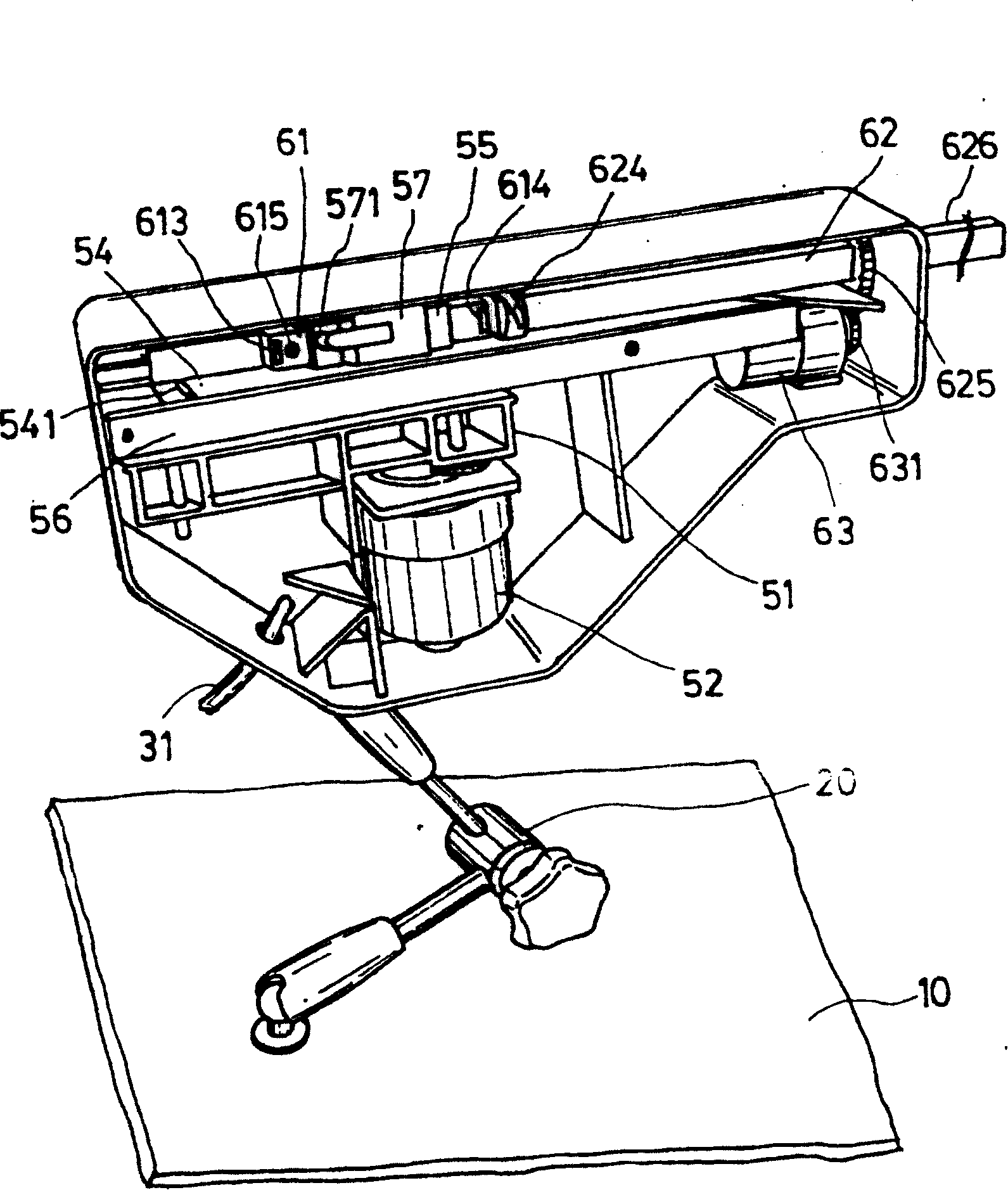 Structure of messaging device