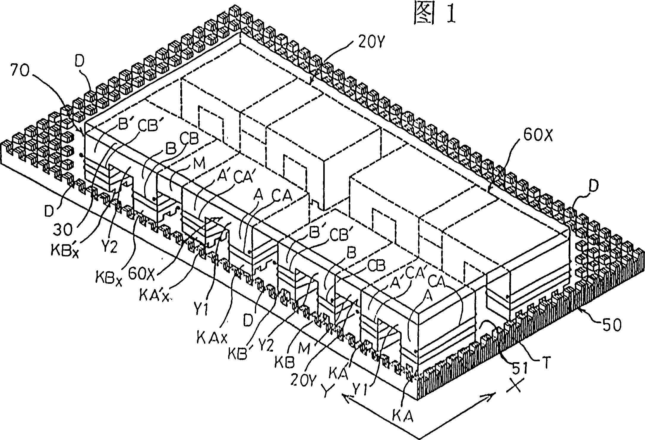 Platen for flat linear motor