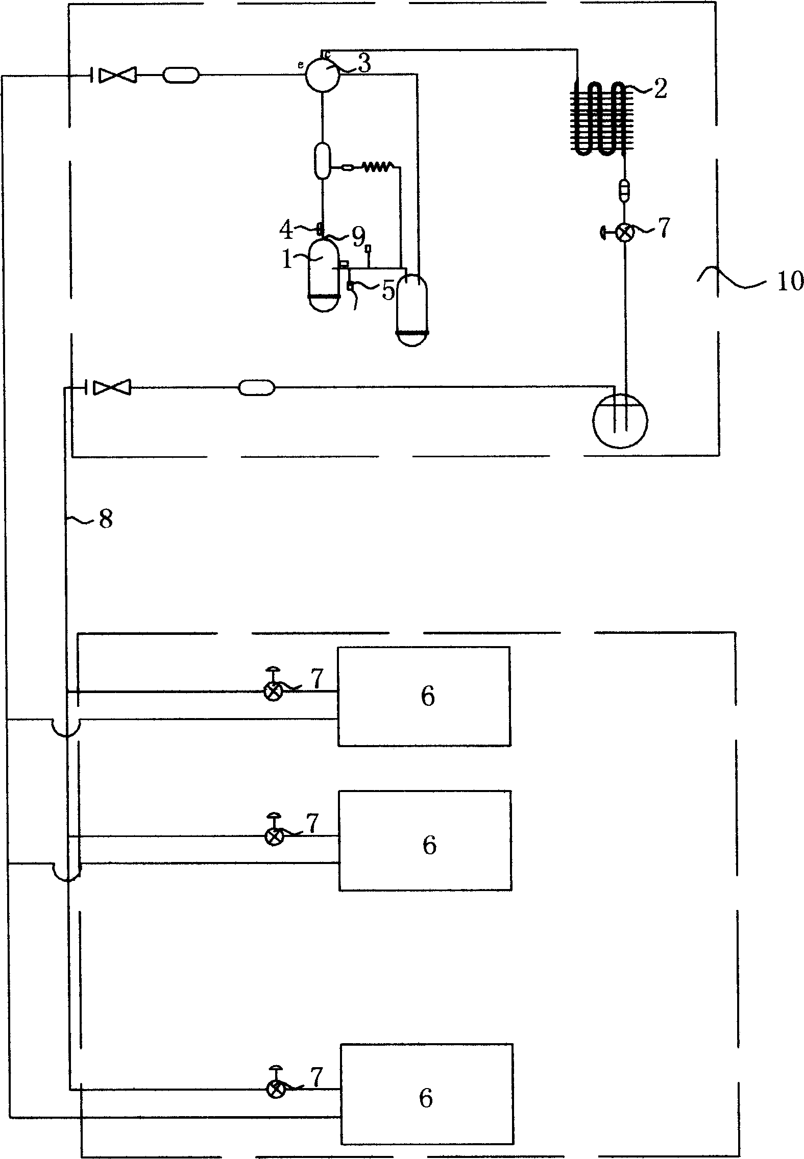 Controlling method of safety stop of air conditioner