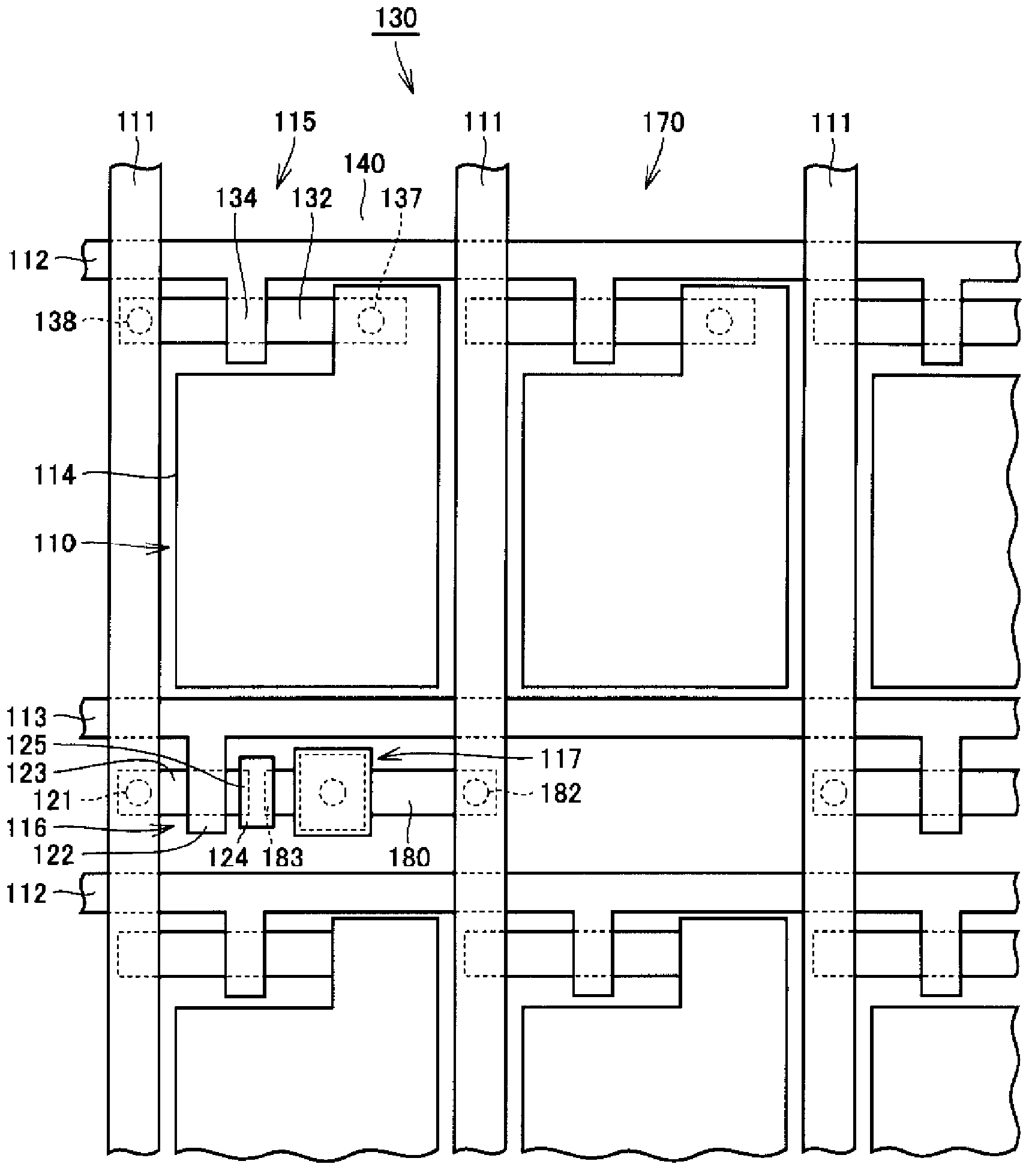 Display device with touch panel functionality