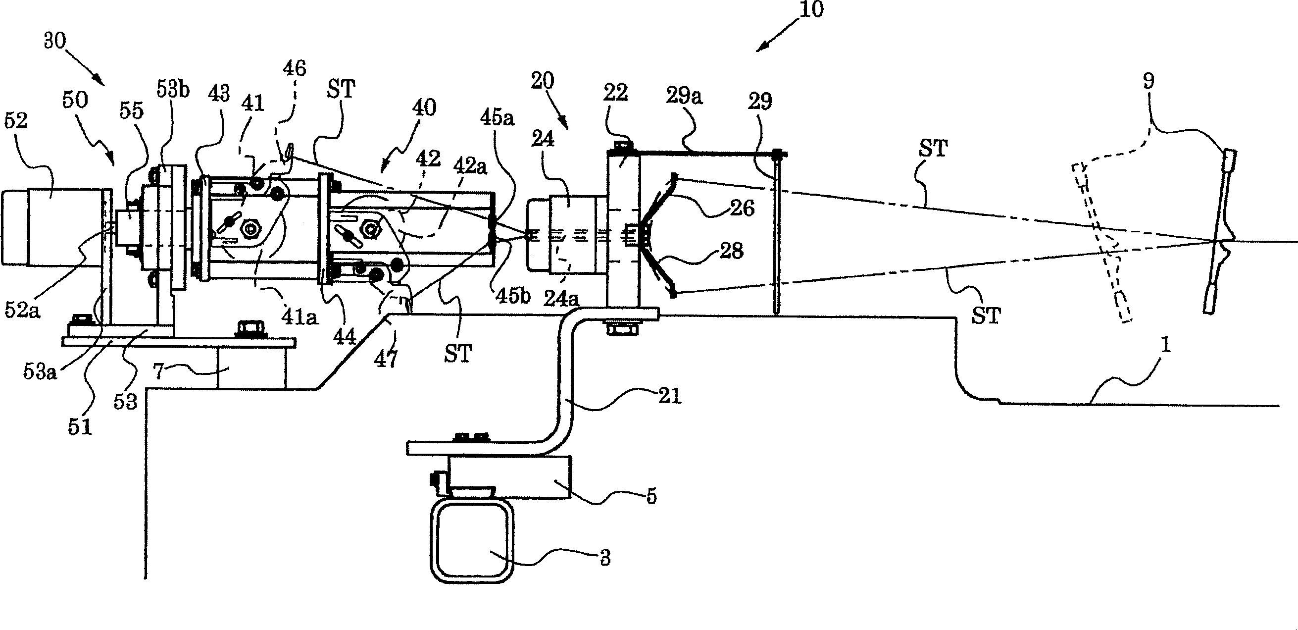 Selvage device in loom