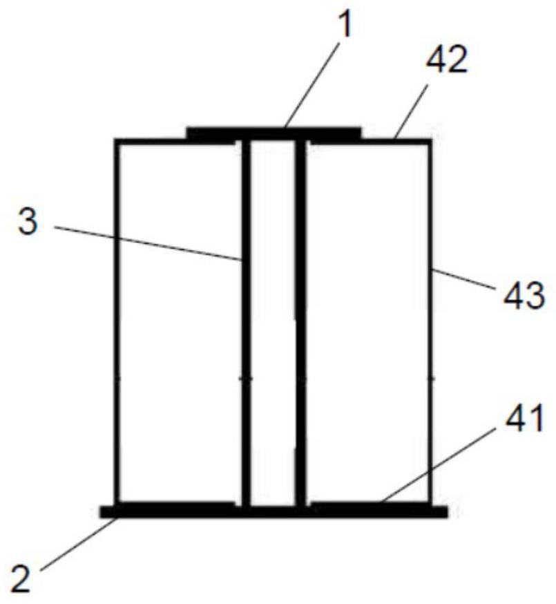 Construction method of novel unequal-flange steel-concrete combined corrugated web H-shaped beam