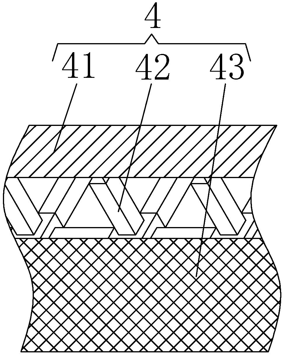 Damping comfortable female fashion shoe and processing process thereof