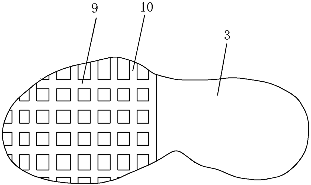 Damping comfortable female fashion shoe and processing process thereof