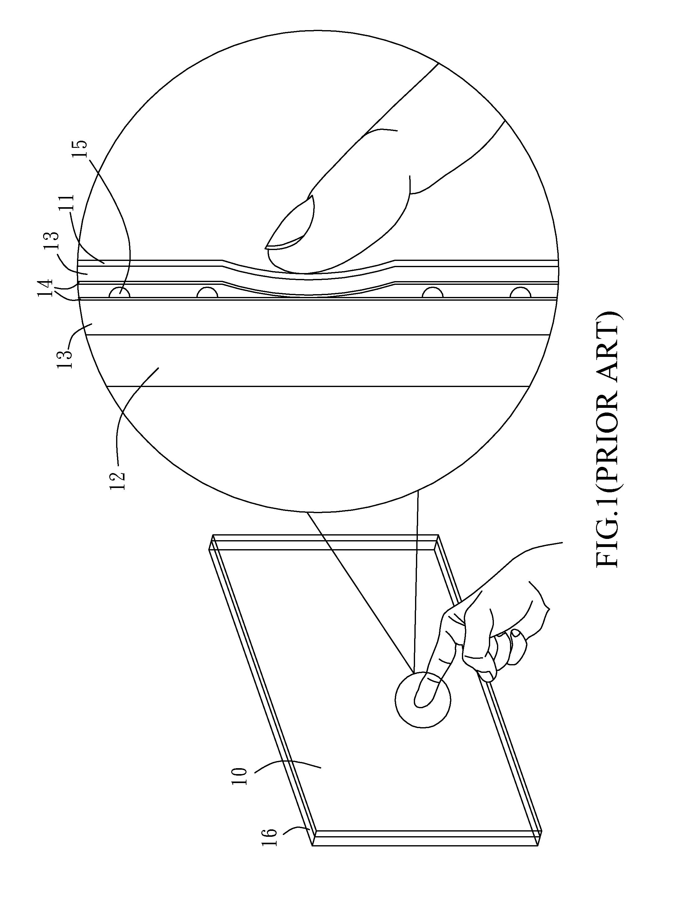 In cell touch panel