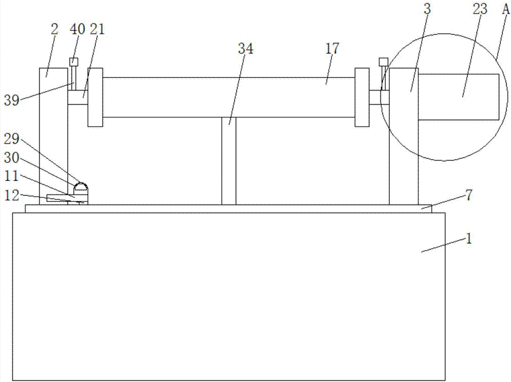 Textile thread feeding device with bobbin convenient to replace