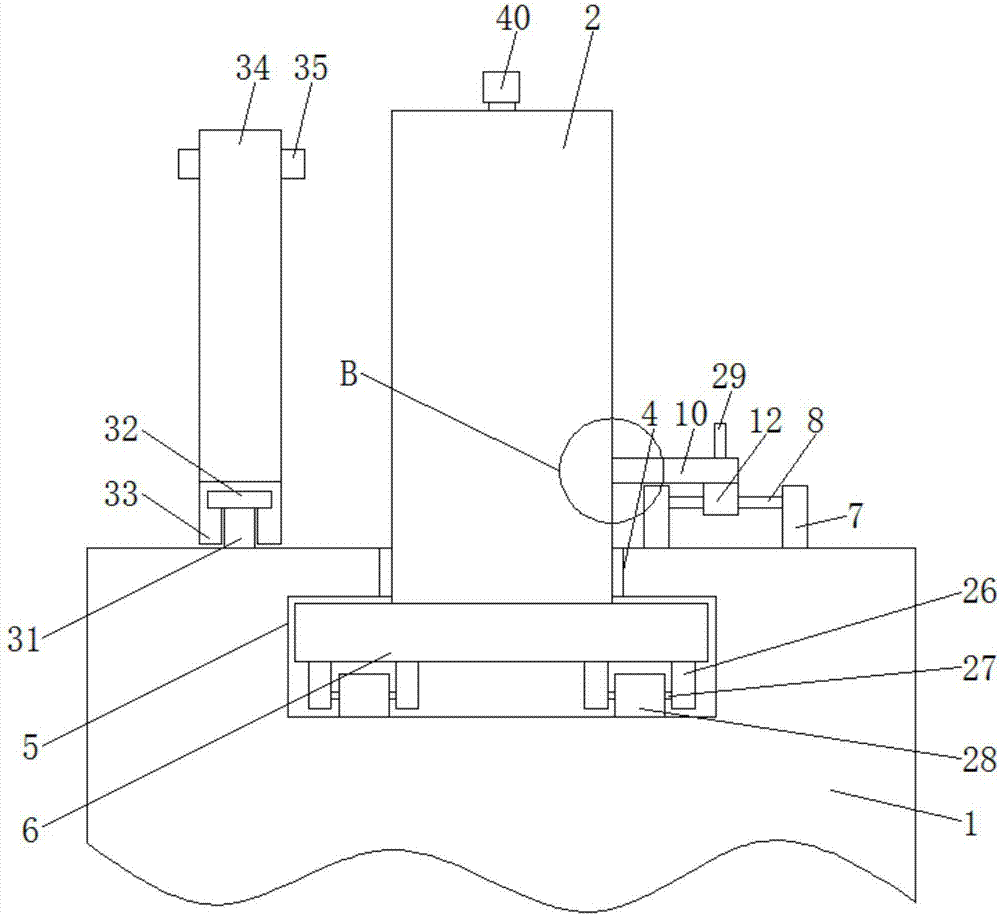 Textile thread feeding device with bobbin convenient to replace