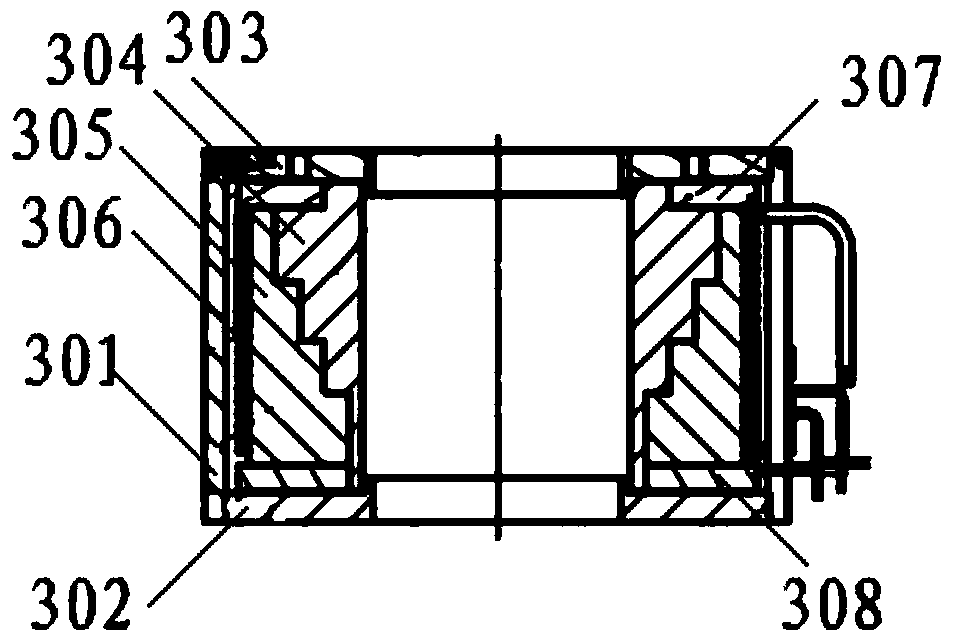 Permanent magnet temperature coefficient open-circuit measuring device and method