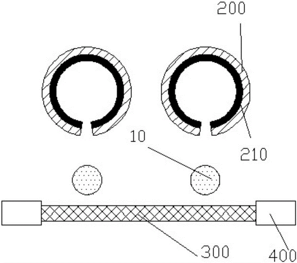 A condensation type yarn breaking protection device