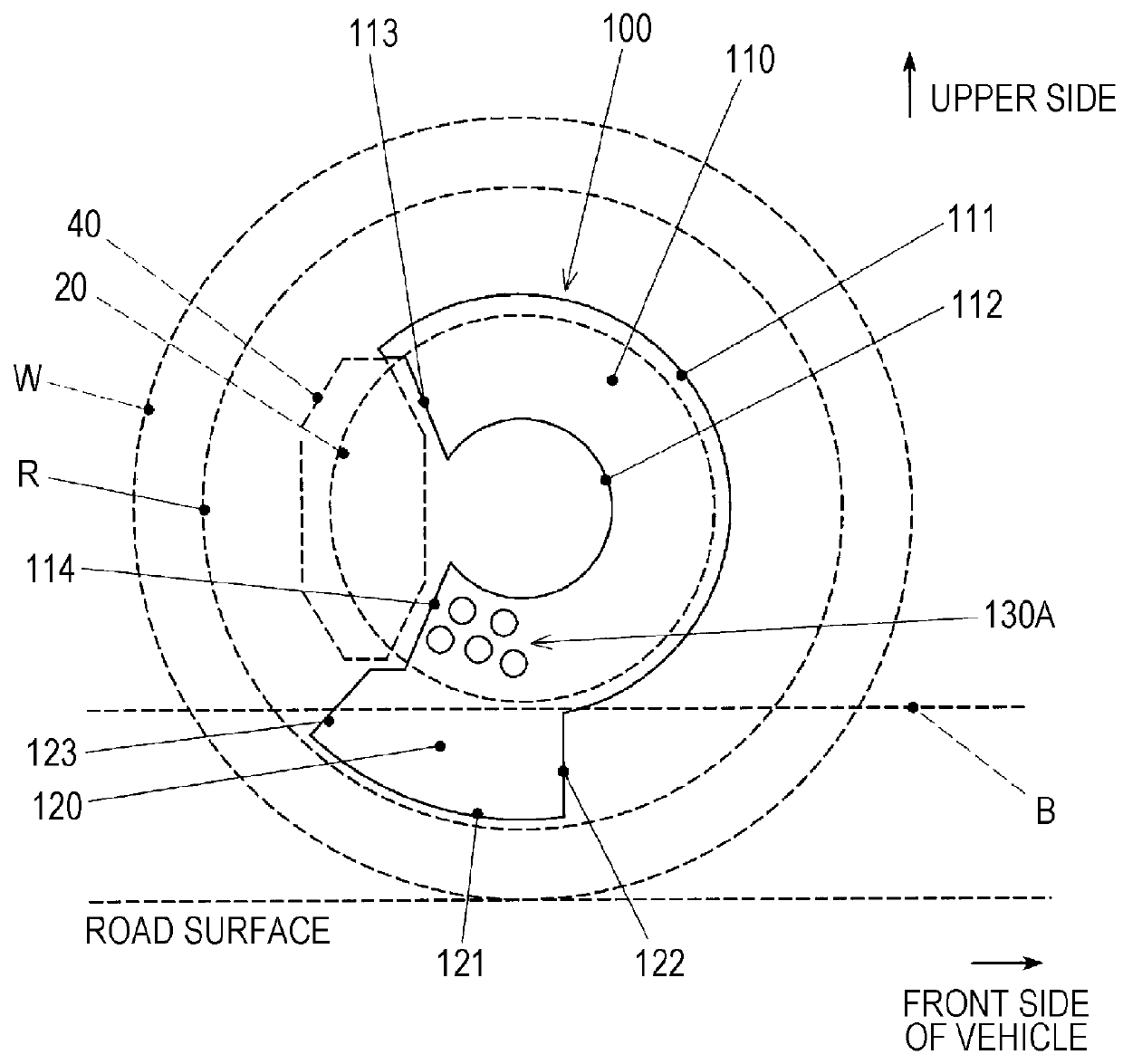 Brake dust cover