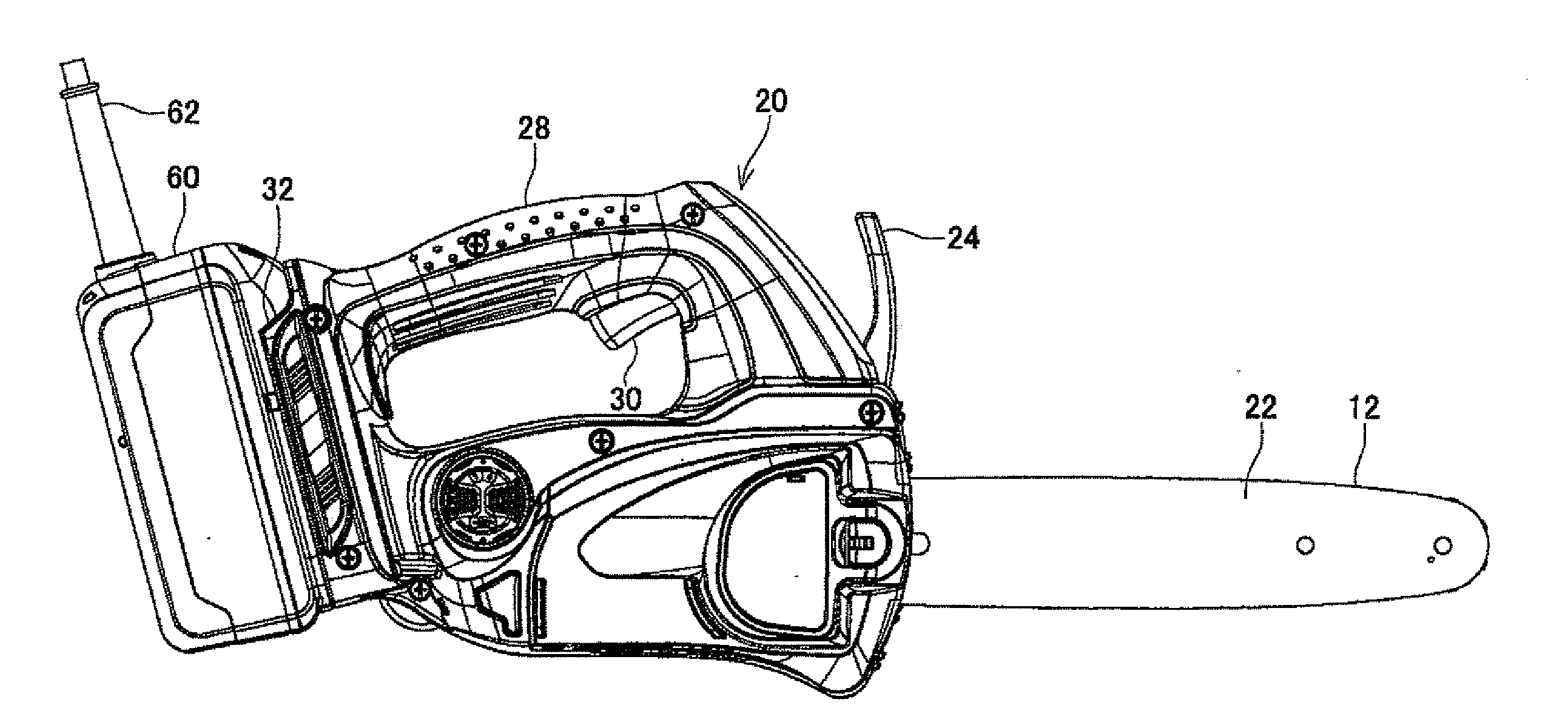 Handheld electric power tool