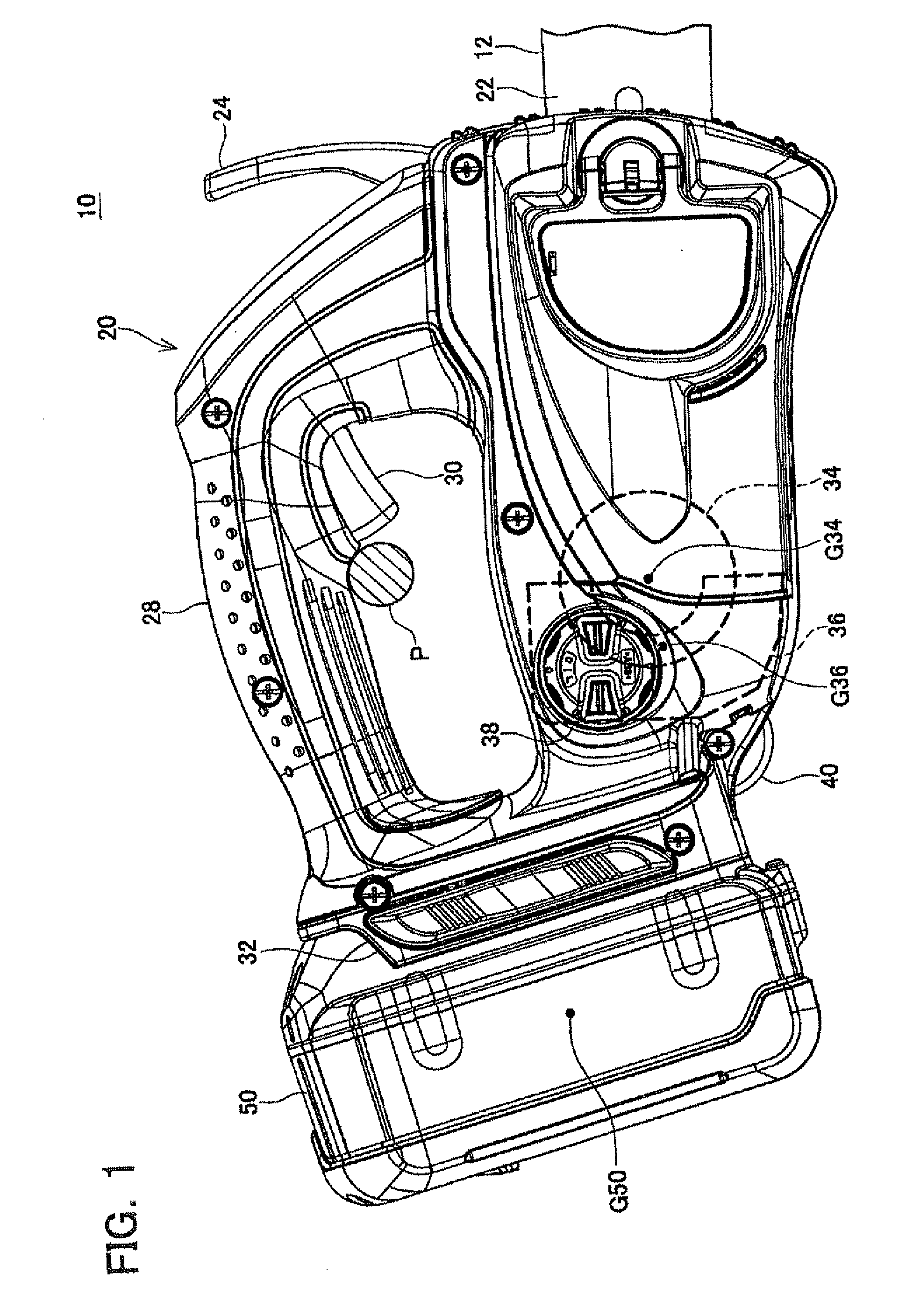 Handheld electric power tool