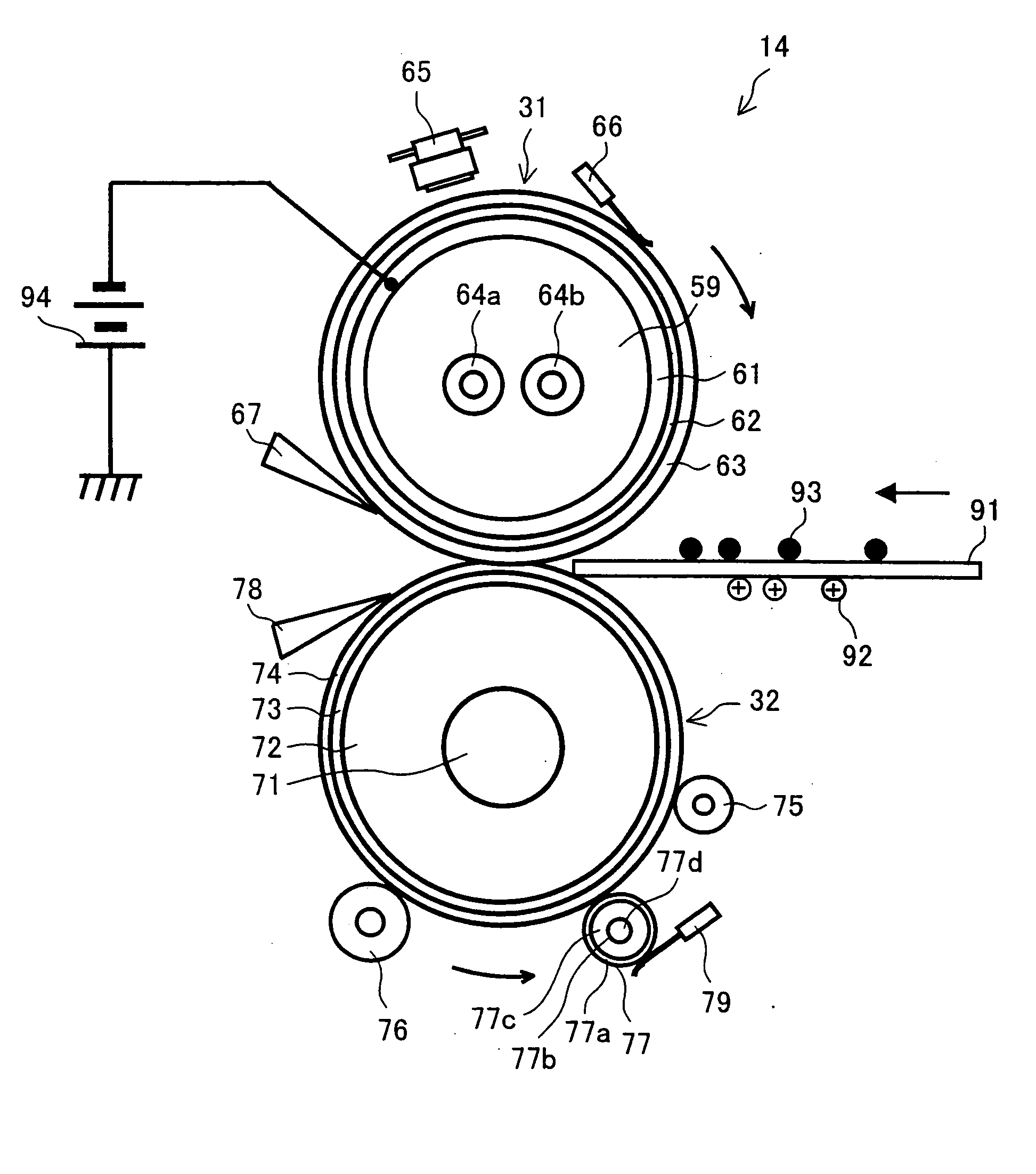 Fixing device, image forming device, and manufacturing method of fixing device