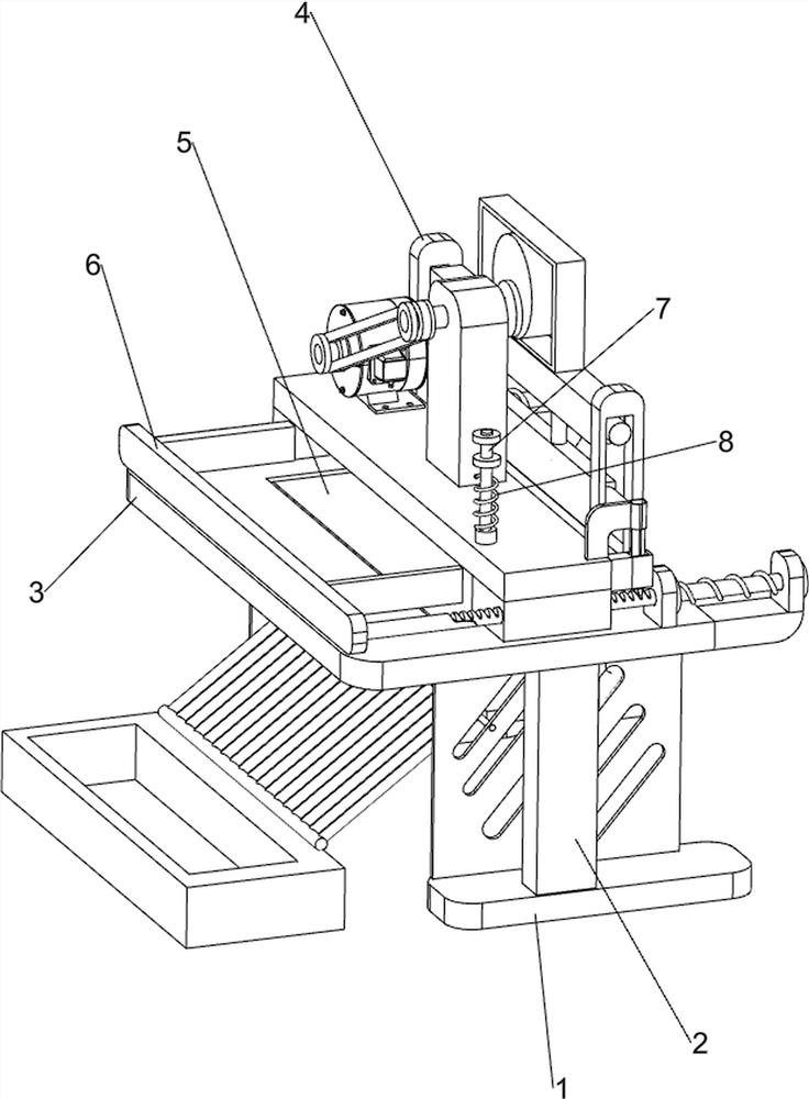 Sugarcane root removing machine