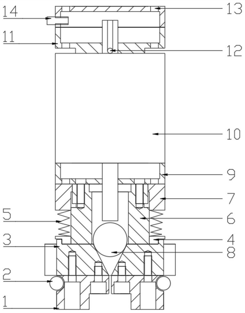 Mechanical claw for clamping workpiece