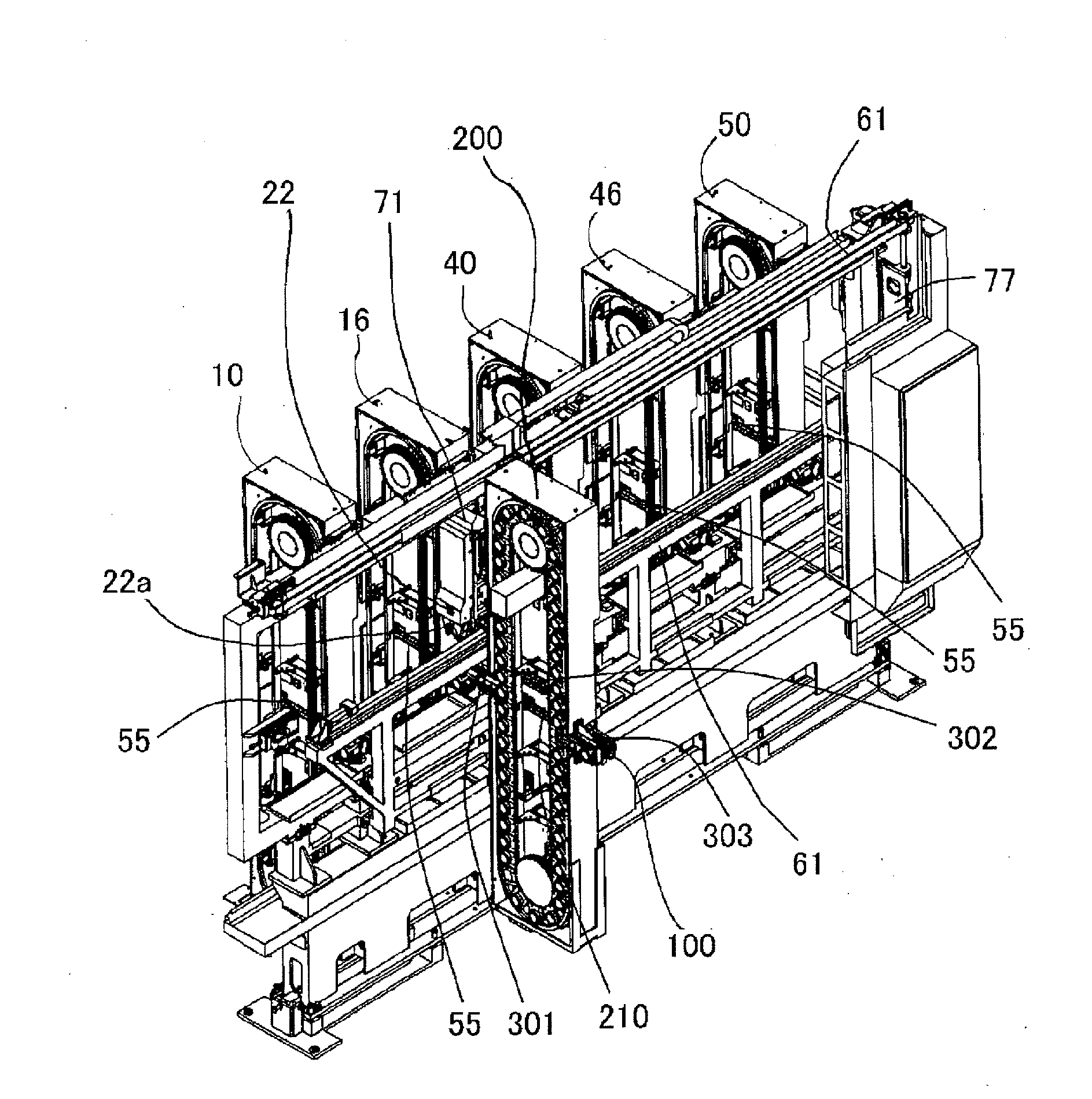 Automatic tool storing mechanism