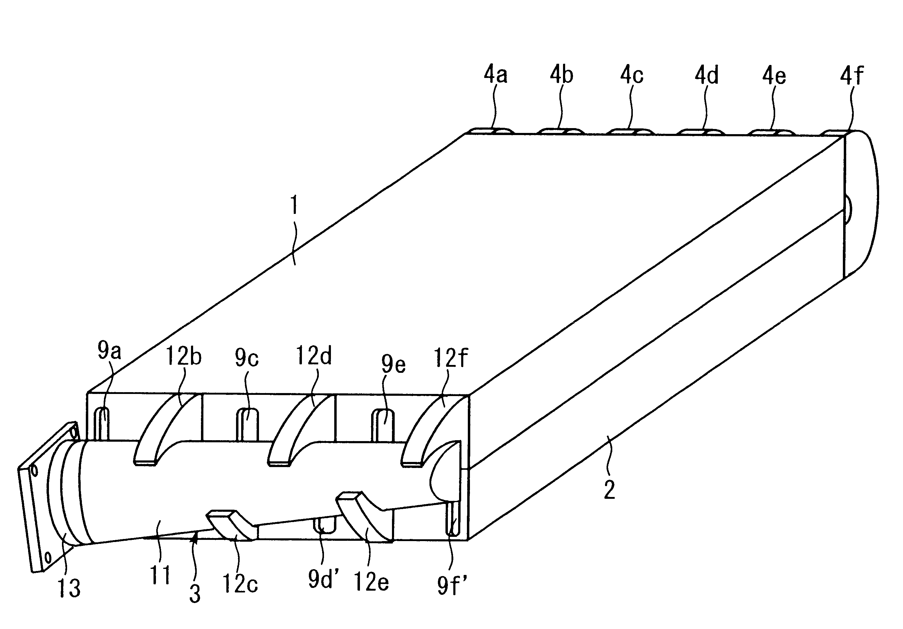 Battery cooling structure