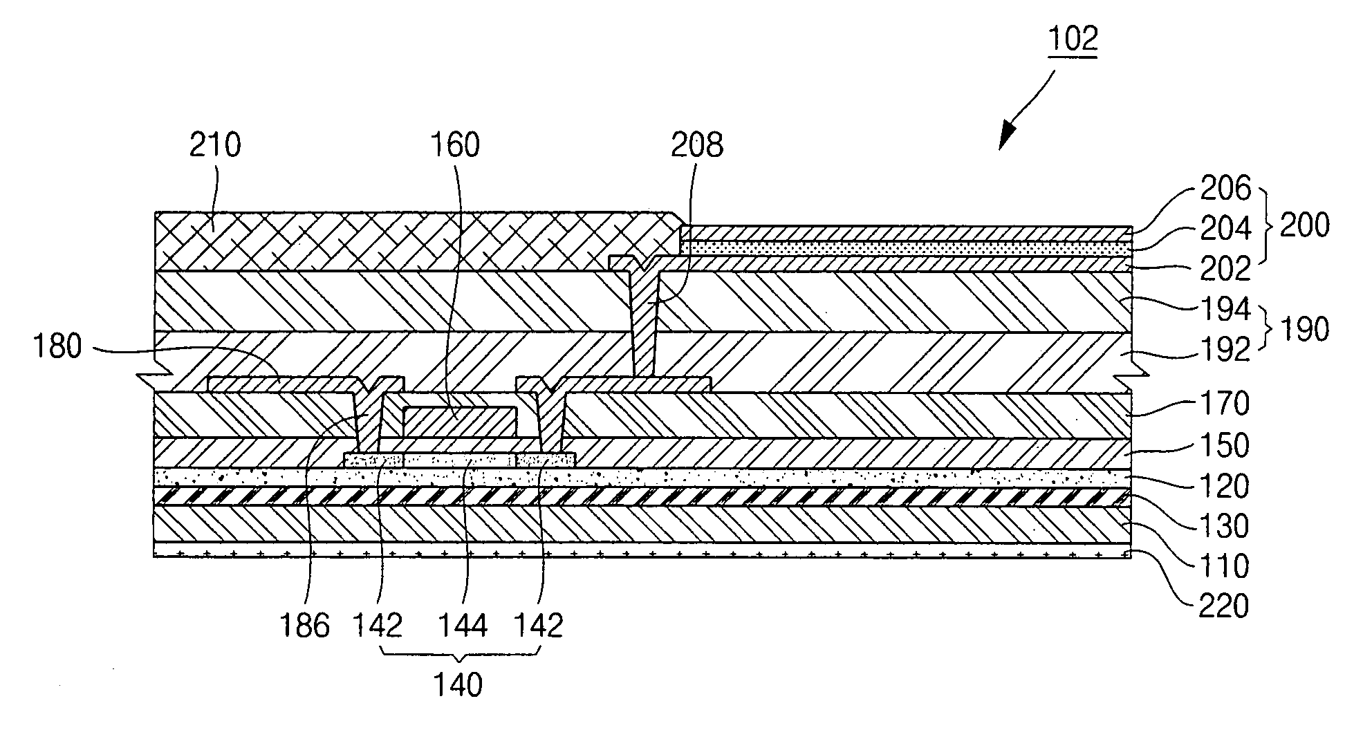 Organic light emitting display and fabrication method thereof