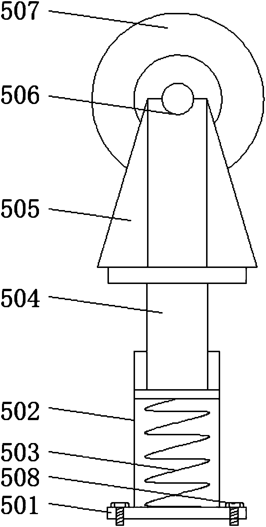 Chemical-fabric dyeing and drying automatic rolling machine