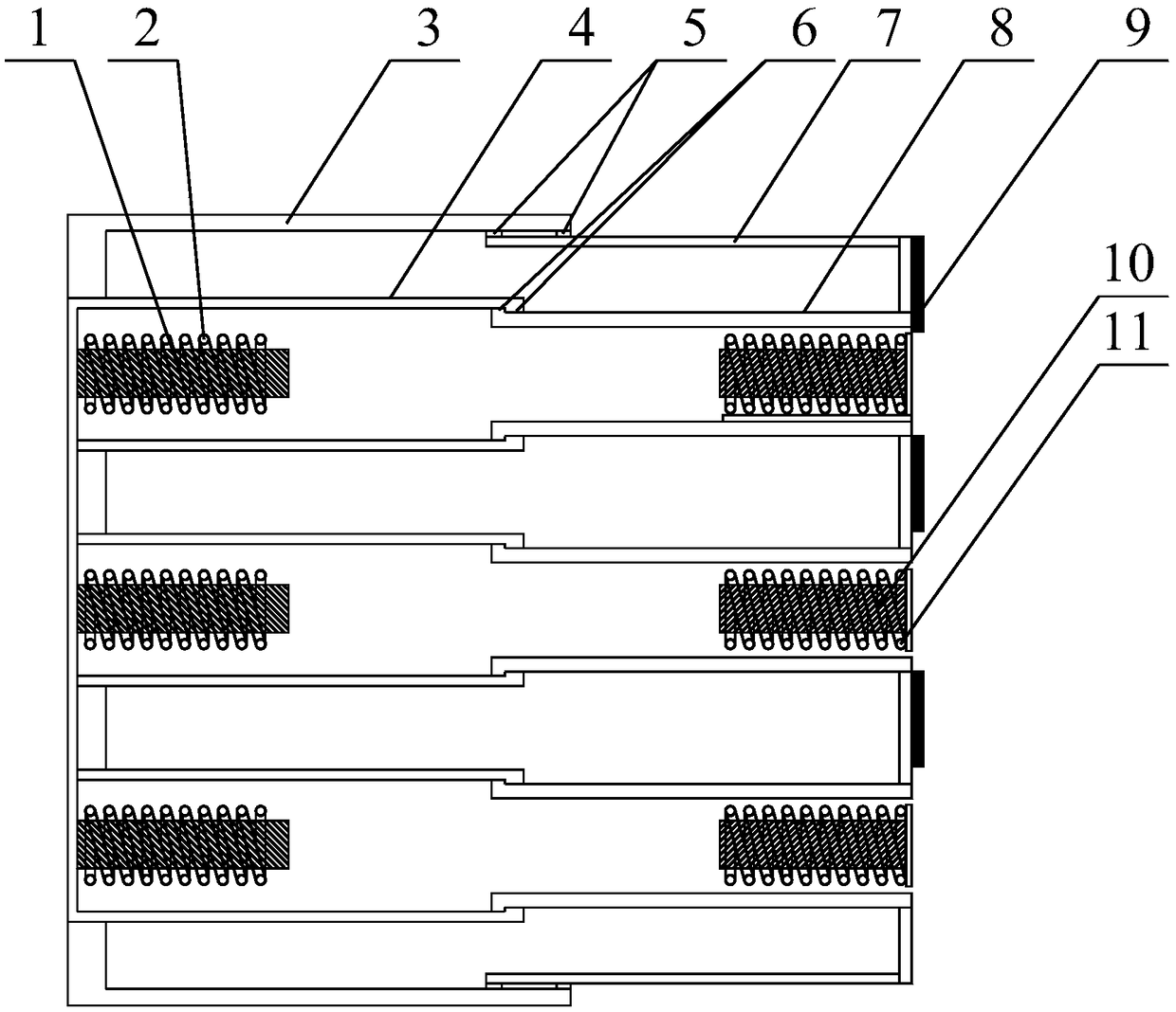 Magnetic connecting device for ship berthing