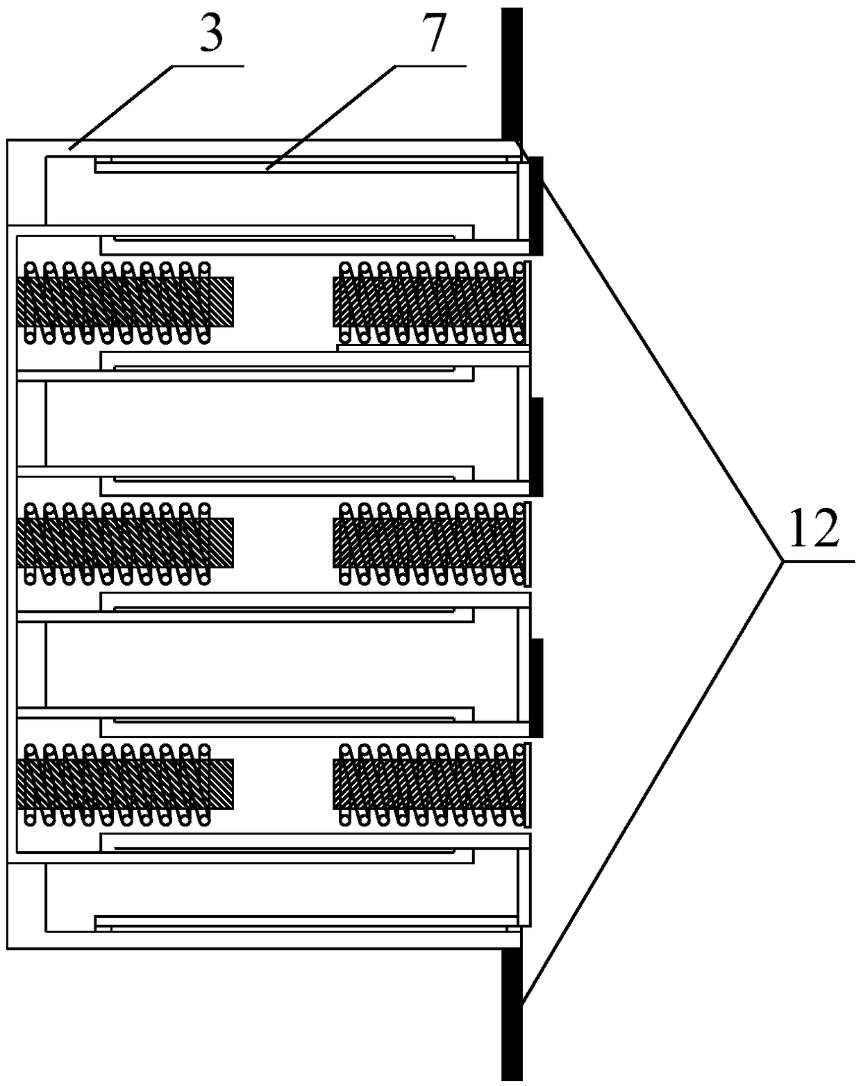 Magnetic connecting device for ship berthing