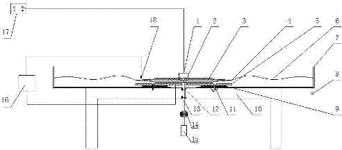 Interrupted type centrifugal melting body electrostatic spinning device