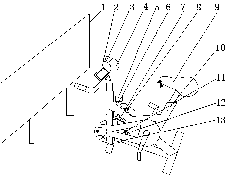 VR spinning bicycle interaction system with automatic resistance control function