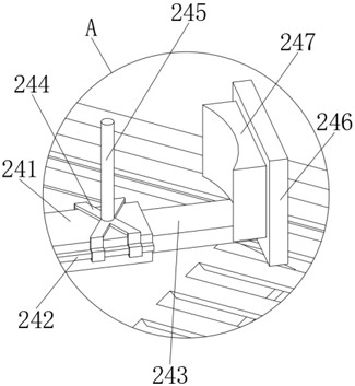 Material clamping and positioning device of cylinder honing machine