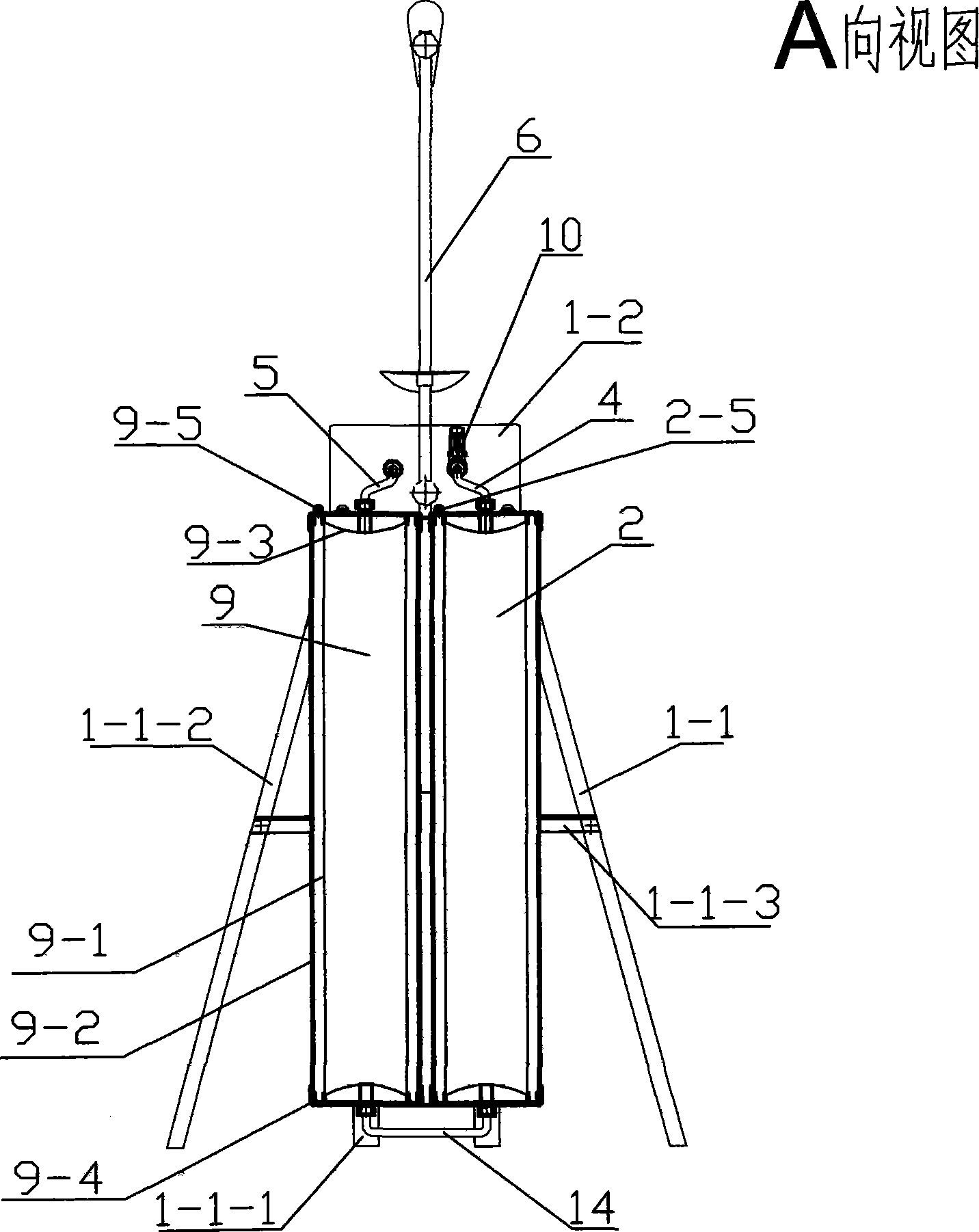 Portable solar showering device