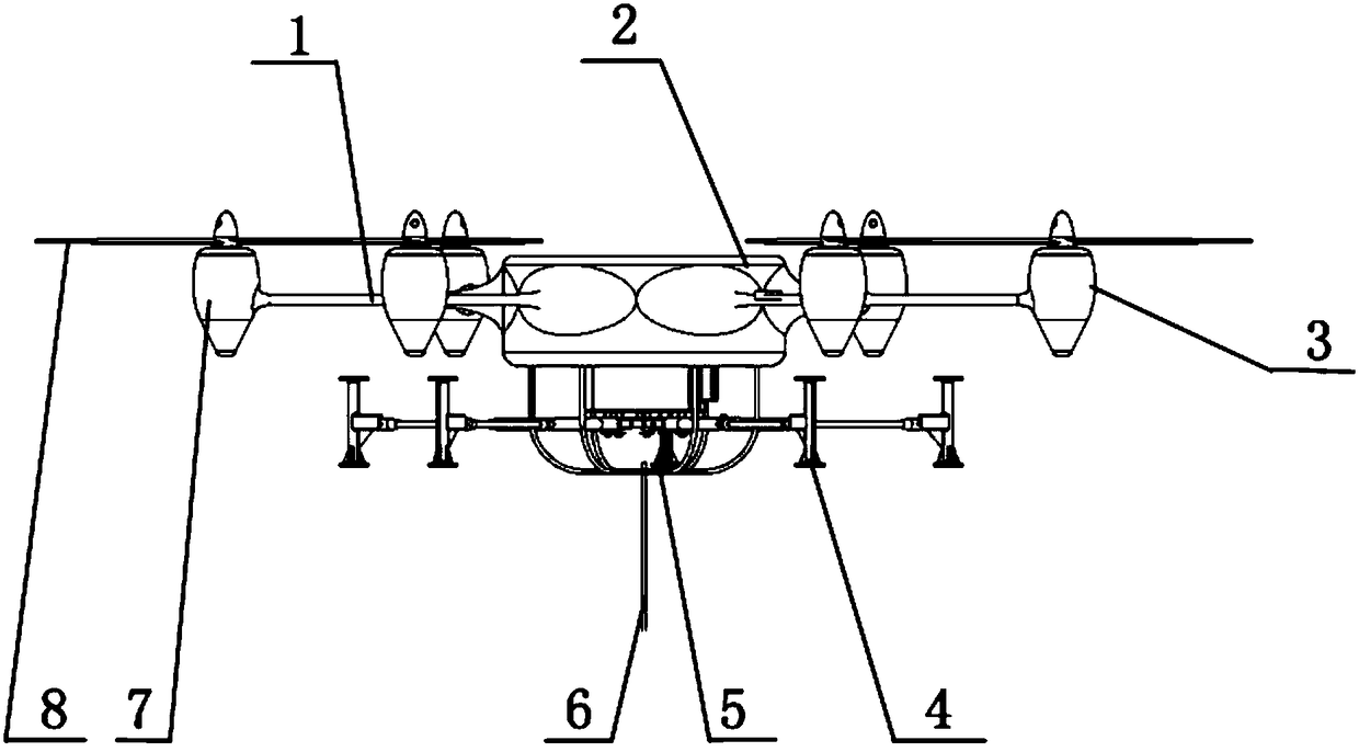 Novel tethered unmanned aerial vehicle