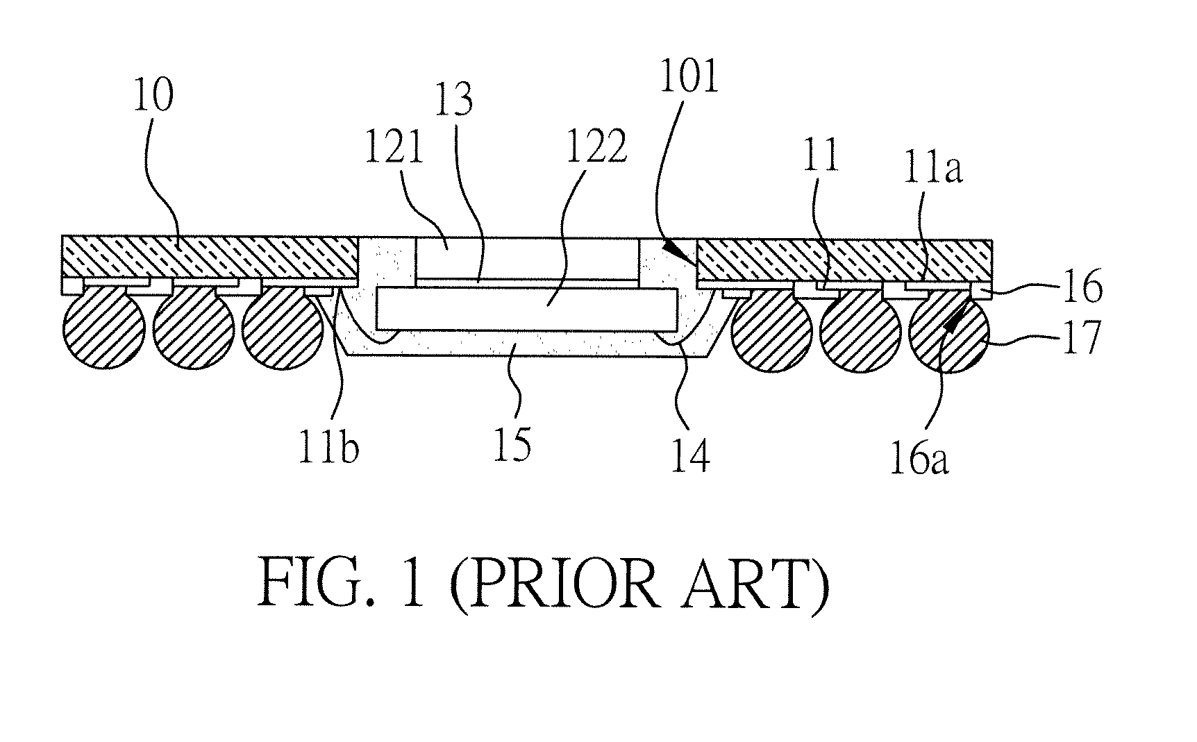 Stack Structure of Carrier Board Embedded with Semiconductor Components and Method for Fabricating the same