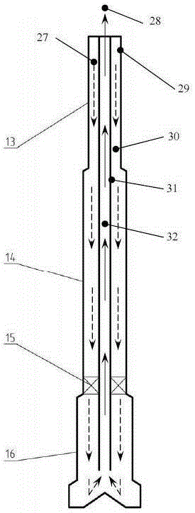 Gas drilling ground manifold connecting structure