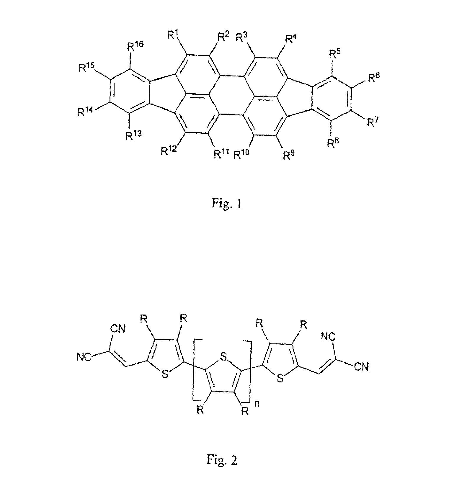 Organic Solar Cell or Photodetector Having Improved Absorption