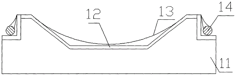 Asbestos tile forming method