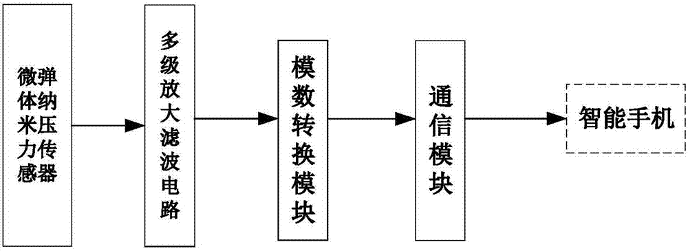 Micro-projectile body nanometer pressure sensor and health monitoring system