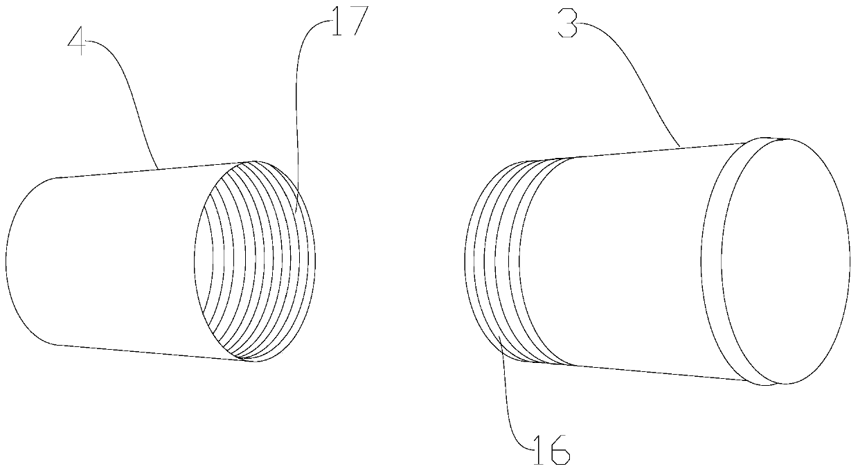 Domestic garbage collecting device and use method thereof