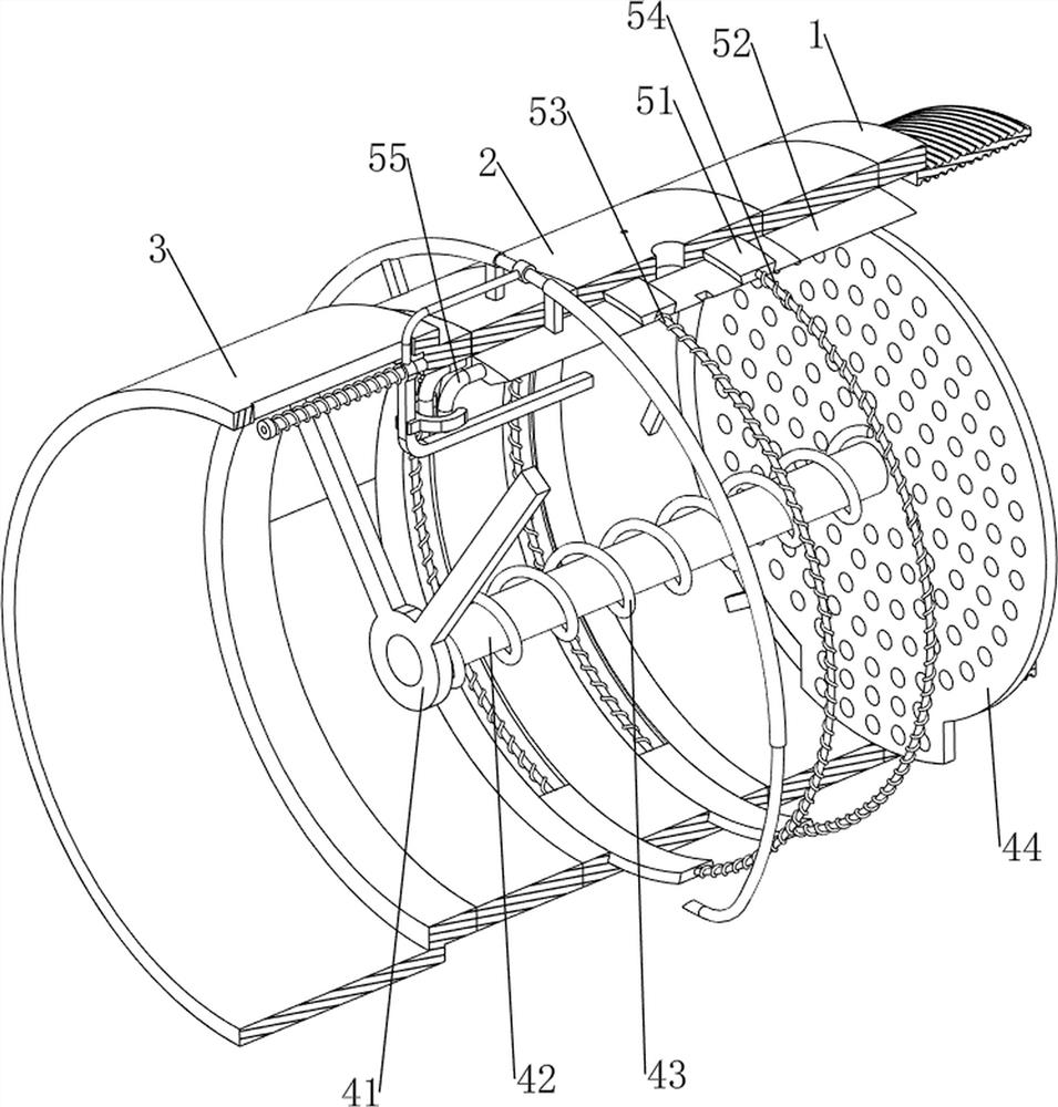 Anti-blocking regulating valve for sewage pipeline of municipal construction site