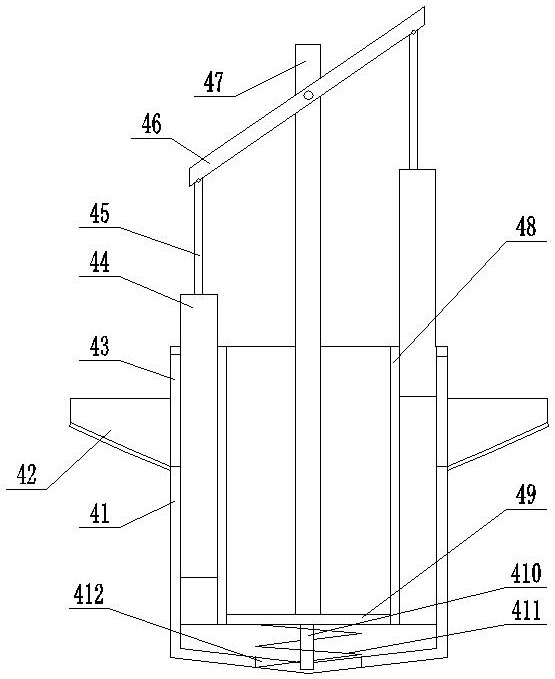 Purification device and purification method for preparing black wolfberry anthocyanin freeze-dried powder