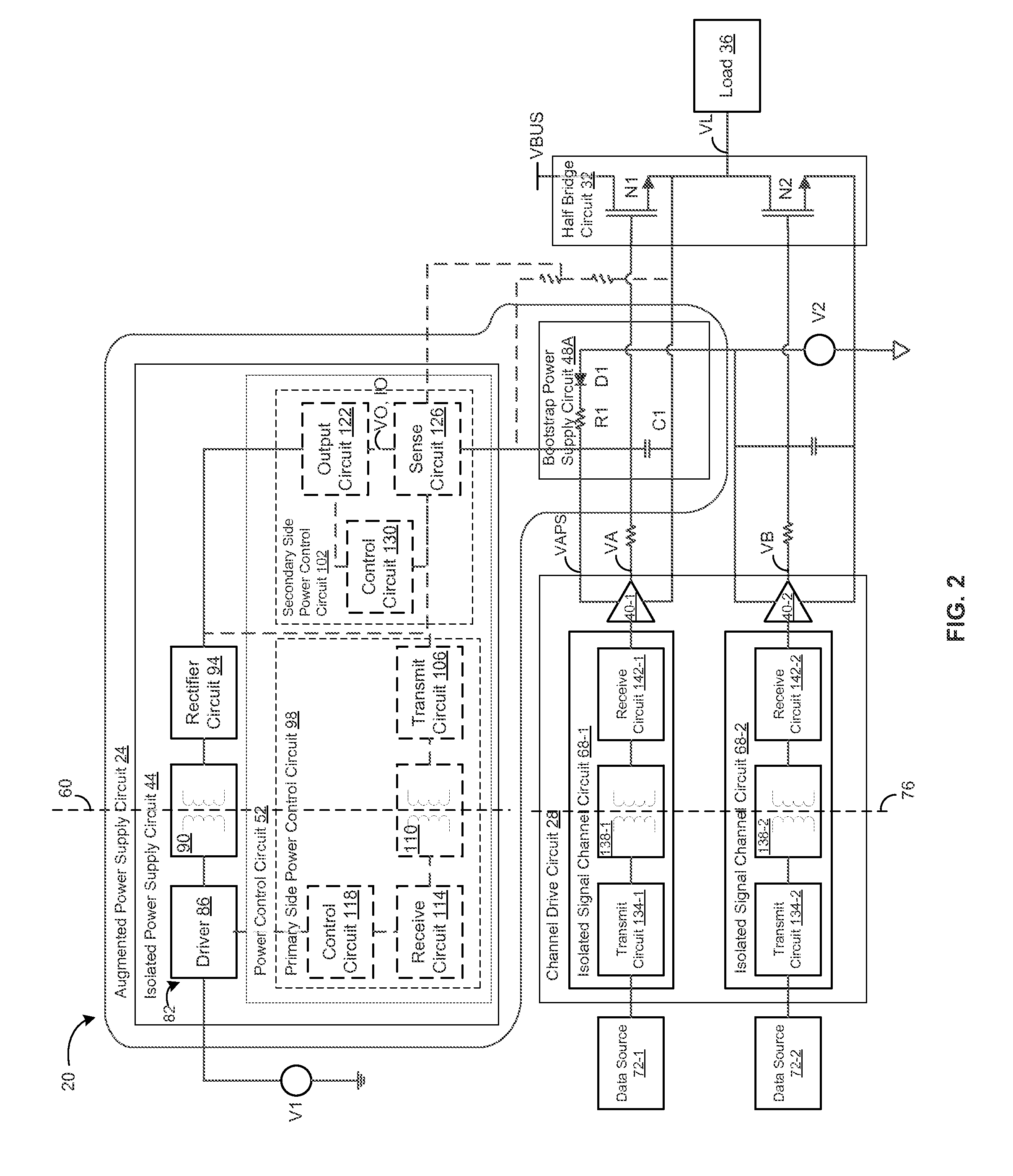 Power supply circuits for gate drivers