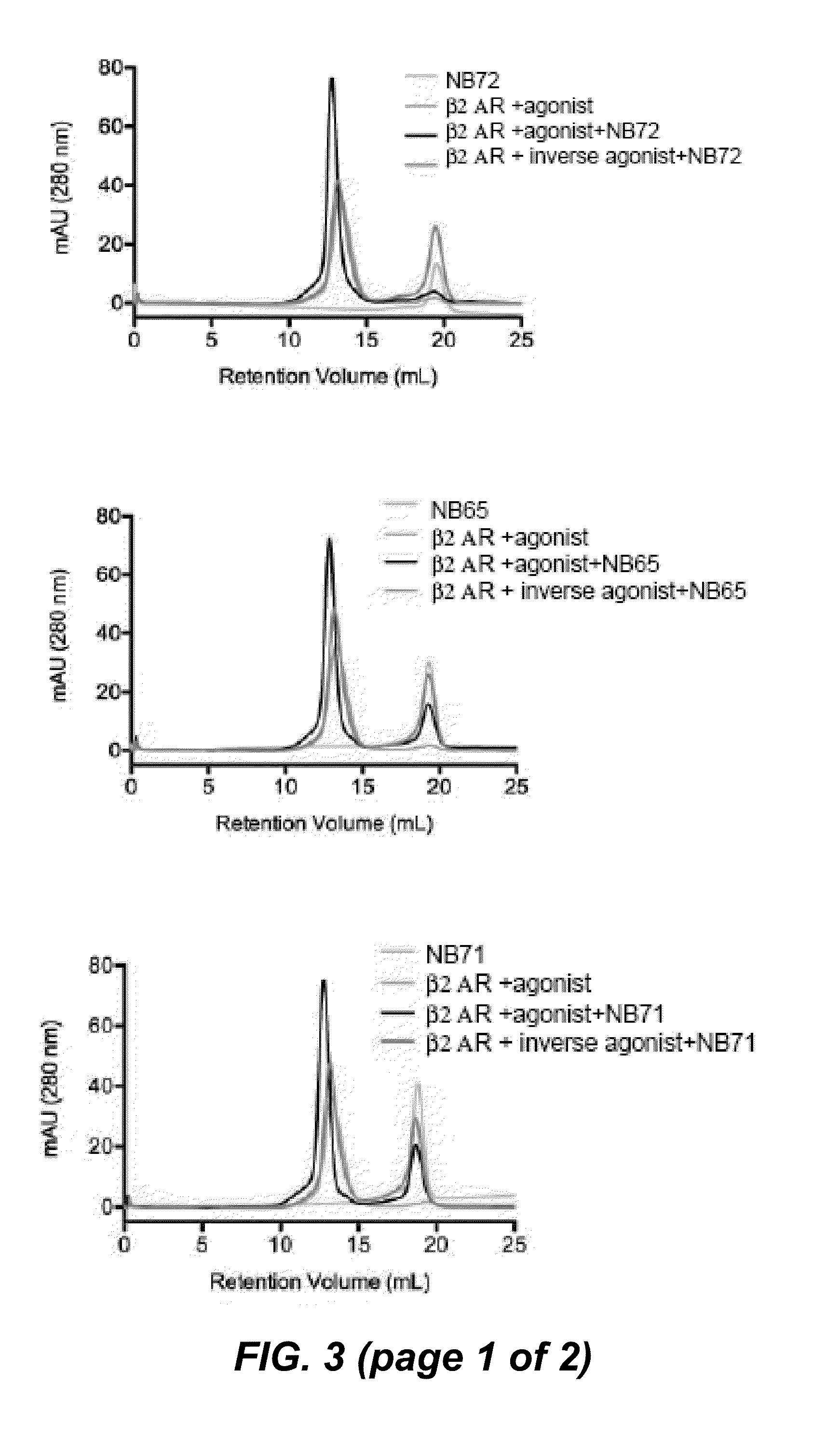 Protein binding domains stabilizing functional conformational states of gpcrs and uses thereof