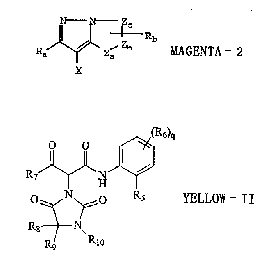 Printing material generating black and white silver halides