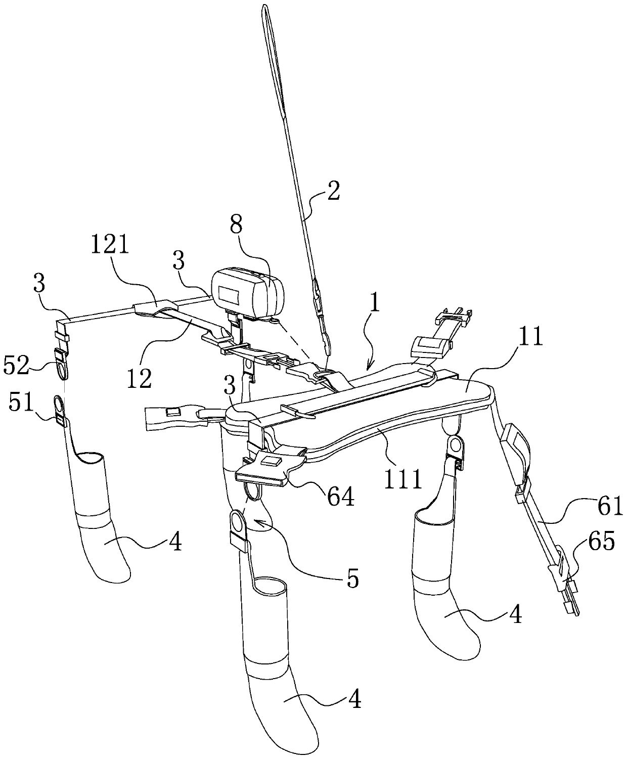 Wearable pet leashing component