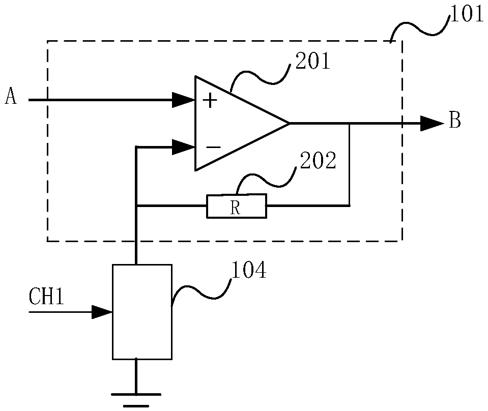 Device and equipment for amplifying audio signal