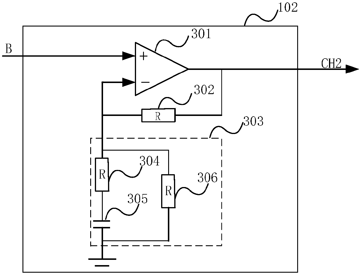 Device and equipment for amplifying audio signal